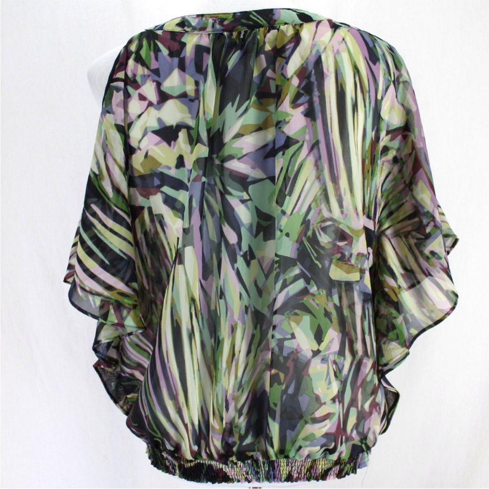 Jennifer López Multicolor Cold Shoulder Blouse - Picture 4 of 8